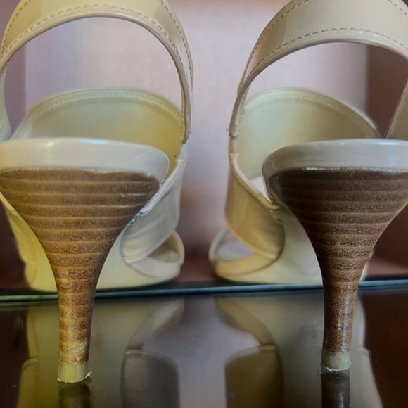 Coach Marla Patent Slingback Heels – Warm Blush, Size 6 (Excellent w/ Box) - Picture 10 of 13